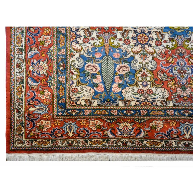 Textile Vintage Mid Century Bakhtiari Rug For Sale - Image 7 of 10