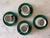 Mid 20th Century Set of 4 Shenango Pottery Espresso Cups and Saucers - 8 pcs For Sale - Image 9 of 10