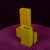 Geometric Twin-Column Ceramic Vase Space Age, Italy 1970, 1980s For Sale - Image 10 of 18