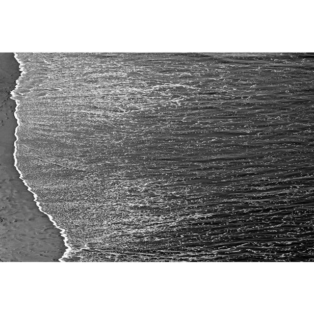 2021 "Calm Costa Rica Shore" Contemporary Minimalist Black and White Seascape Print For Sale In Miami - Image 6 of 9