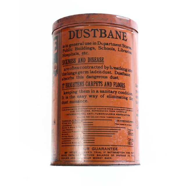 Vintage Dustbane Cleaner Tin Chairish