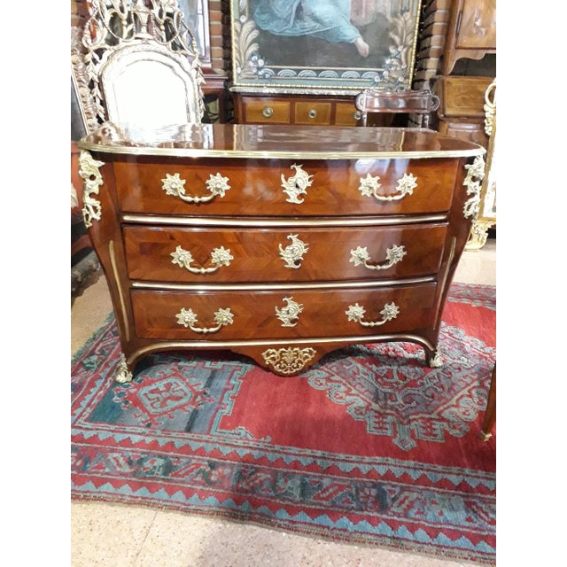 Wood Louis XV Dresser, 18th Century For Sale - Image 7 of 9
