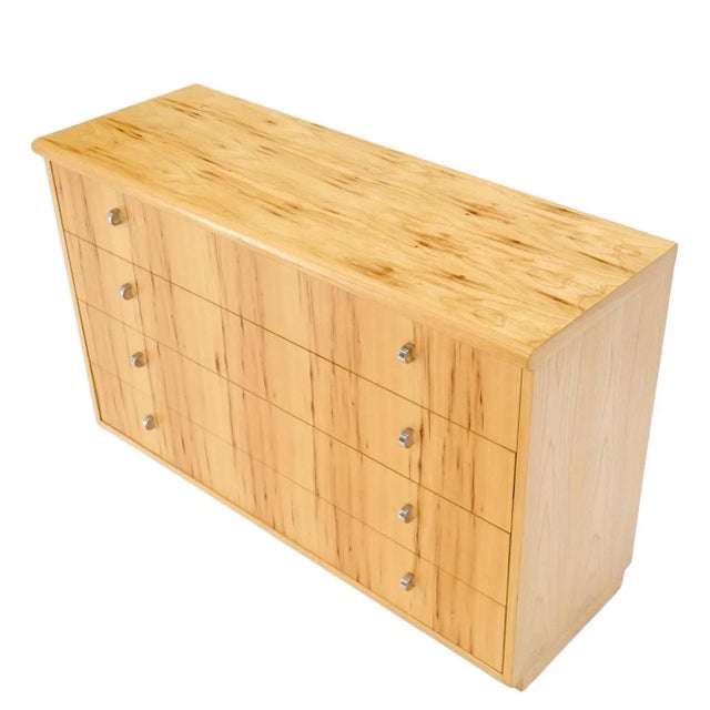 Mid Century Solid Wood Blonde Pecan Veneered 4 Drawers Dresser by Founders For Sale - Image 13 of 13