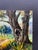 Aqua Edmond Flégier, Provence Landscape, 1950s, Oil on Panel For Sale - Image 8 of 10