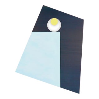 Contemporary Abstract Corten Steel, Oil & Automotive Paint "Plinth 10" by Tom Henderson For Sale