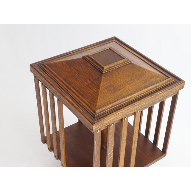 Small Victorian Revolving English Bookcase For Sale - Image 5 of 10