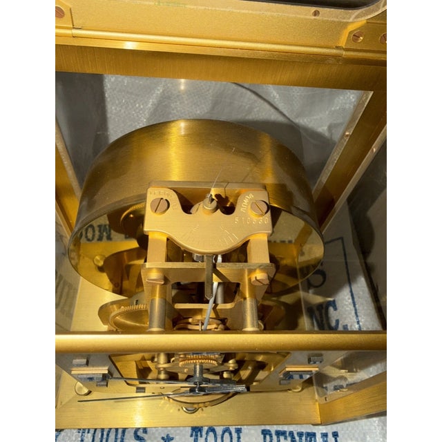 A fine and very rare gilt brass Atmos Clock so-called 'Paco Robanne' model. Jaeger LeCoultre numbered 433307. Model number...