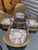 4 Vintage Cane Chairs on Coasters For Sale In Palm Springs - Image 6 of 8