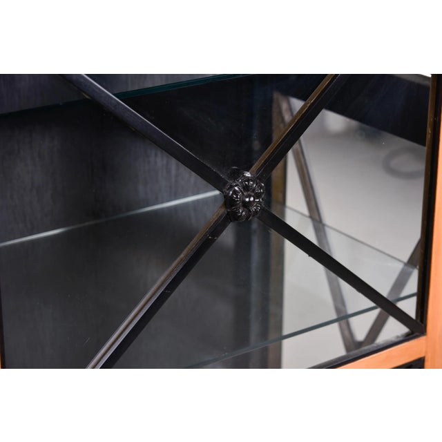 Art Deco European Bespoke Deco Glazed Cabinet For Sale - Image 3 of 12