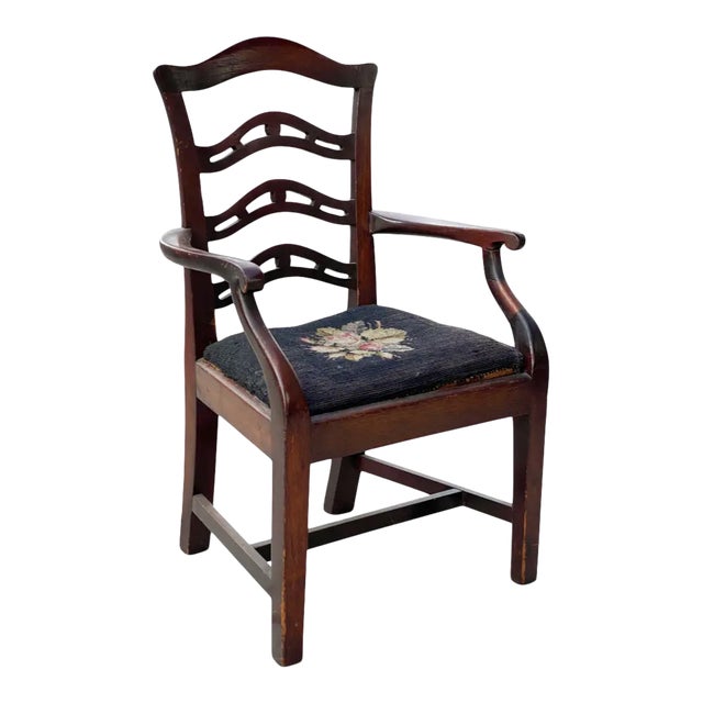George III Mahogany Childs Armchair For Sale
