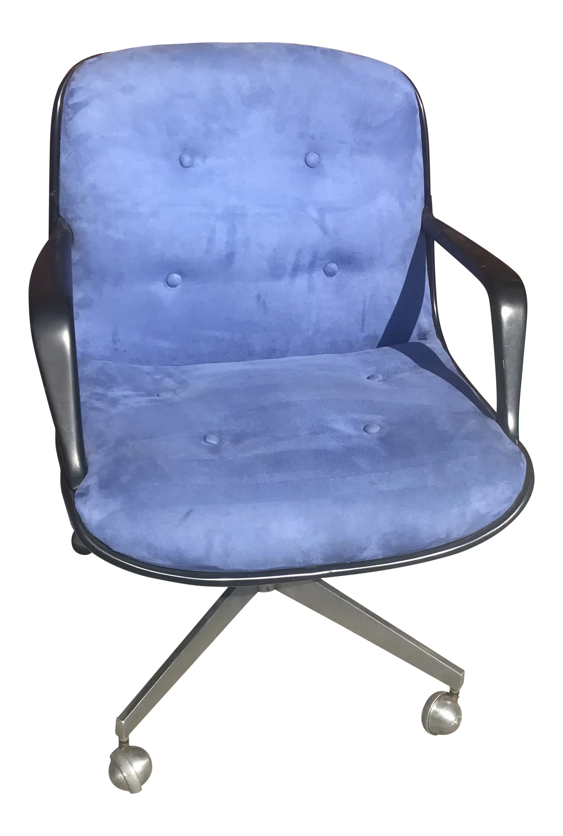 Mid Century Modern Steelcase Swivel Office Chair Newly Upholstered