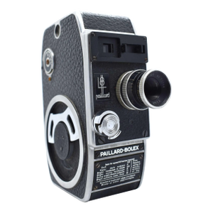 Mid 20th Century Paillard-Bolex B-8 8mm Movie Camera With Kern-Paillard Yvar Lens Switzerland
