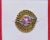 Vintage Natural .50Cts VS G Diamond Ruby 18K Solid Gold 2 Tone Bombay Dome Ring, size 7.25 For Sale In Dallas - Image 6 of 11