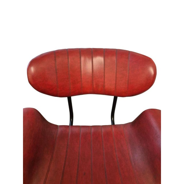Red Italian Armchairs by Gastone Rinaldi for Rima, 1950s, Set of 2 For Sale - Image 8 of 16