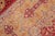 Textile Shabby Chic 1990's Abstract Pak-Persian Red/Gold Wool Rug - 6'1'' X 9'4'' For Sale - Image 7 of 9
