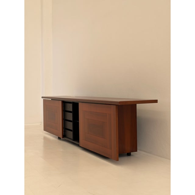 Sheraton-Style Low Sideboard by Giotto Stoppino and Ludovico Acerbis for Acerbis, 1970s, in Very Good conditions. Designed...