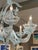 Impressively Large Murano Blown Clear Glass Chandelier With Floral and Foliate Tendrils For Sale - Image 4 of 14