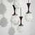 Brown 5-Pendant Chandelier in Glass, Metal, and Teak from Reggiani, 1960s For Sale - Image 8 of 15