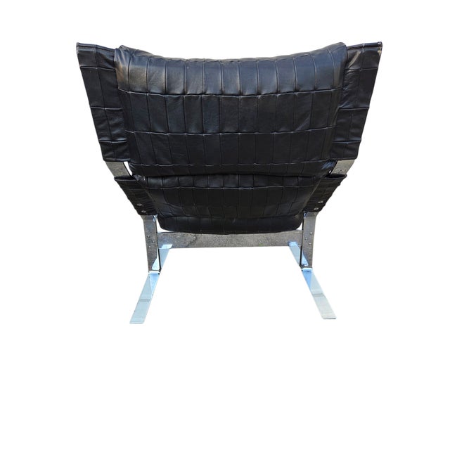 Late 20th Century Lounge Chair Armchair Attributed to Richard Hersberger Pace For Sale - Image 14 of 18