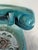 Mid-Century Modern Turquoise Rotary Telephone Still Life Art Print Painting Phone Dial Telephone Oil Board Framed Signed For Sale - Image 11 of 18