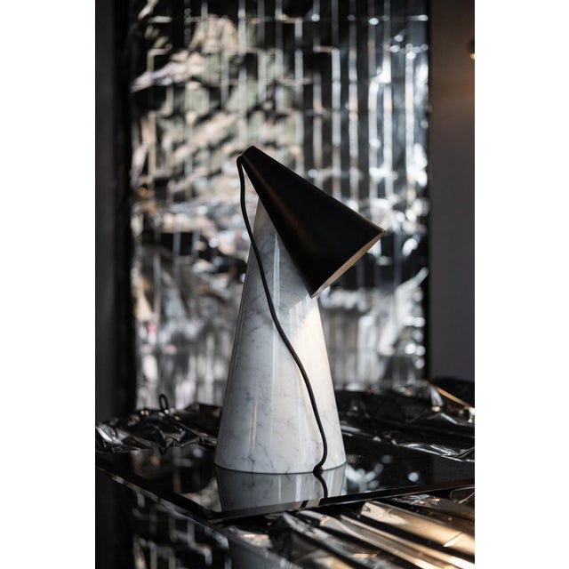 Black ED38.03 Table Lamp by Edizioni Design For Sale - Image 8 of 11