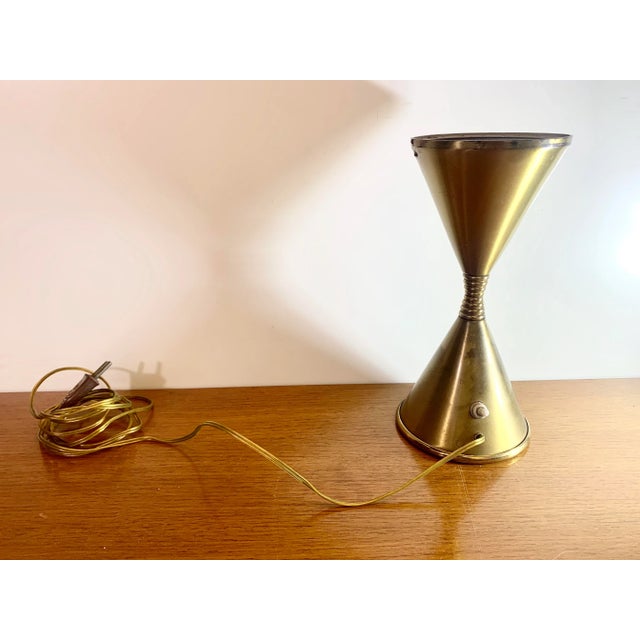 Mid-Century Modern Small Mid-Century Clessidra Table Lamp by Angelo Lelli for Arredoluce For Sale - Image 3 of 8