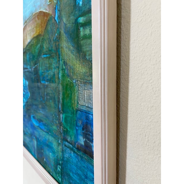 Contemporary Abstract Original Painting "Stormy Day" by Artist Sonia Gold For Sale - Image 9 of 13