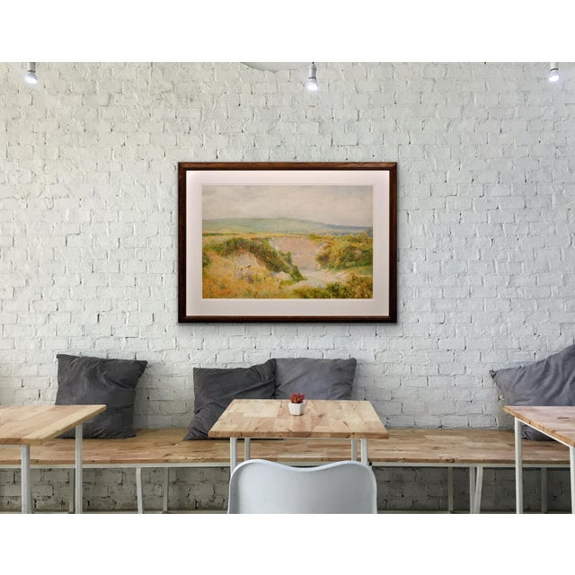 Charles Gregory, Summer's Day at Steyning Bowl, West Sussex, 1890s, Watercolor For Sale - Image 13 of 18