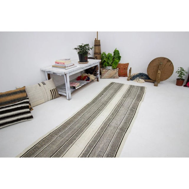 1960s Vintage Turkish Kilim Runner- 2′7″ × 12′3″ For Sale In Los Angeles - Image 6 of 7