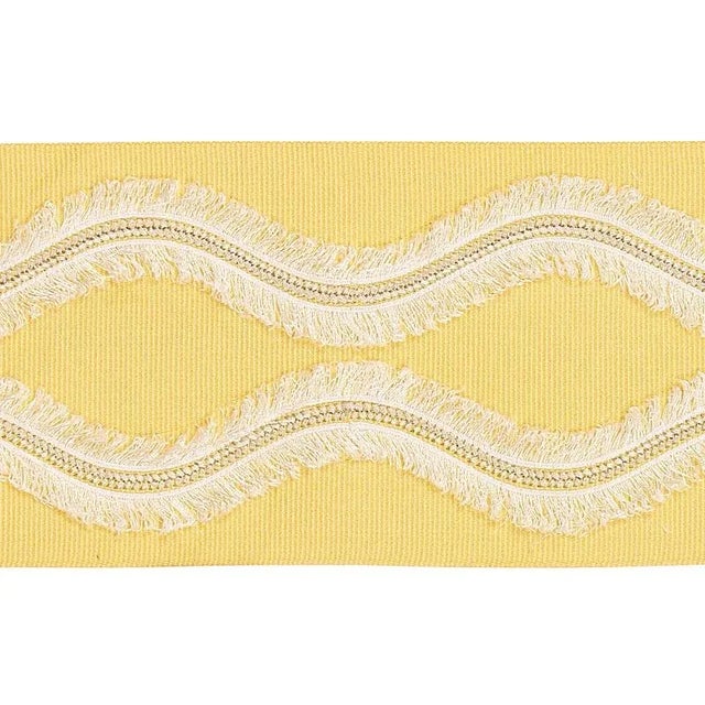 A double dose of fun and flair, this tape features a pair of embroidered ogee stripes made all the more enchanting by fil...