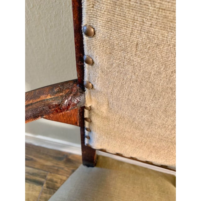 19th Century French Walnut Armchair For Sale - Image 10 of 12