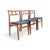 Beautiful set of three vintage Danish chairs from the 1960s. The chairs have been professionally deep cleaned, oiled,...