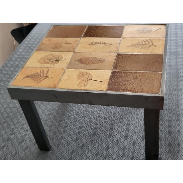French Riviera Herbarium Coffee Table by Roger Capron, 1970 For Sale - Image 12 of 18
