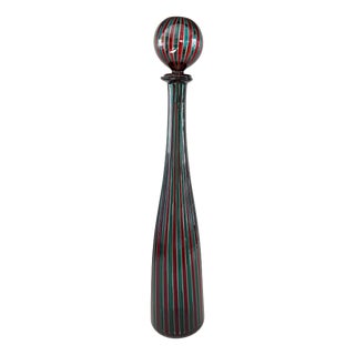 Morandiana Bottle by Gio Ponti for Venini, 1986 For Sale