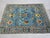 2000 - 2009 Sky Blue Persian Style Floral Area Rug With Botanical Border, 4'9" X 6'3" For Sale - Image 5 of 14