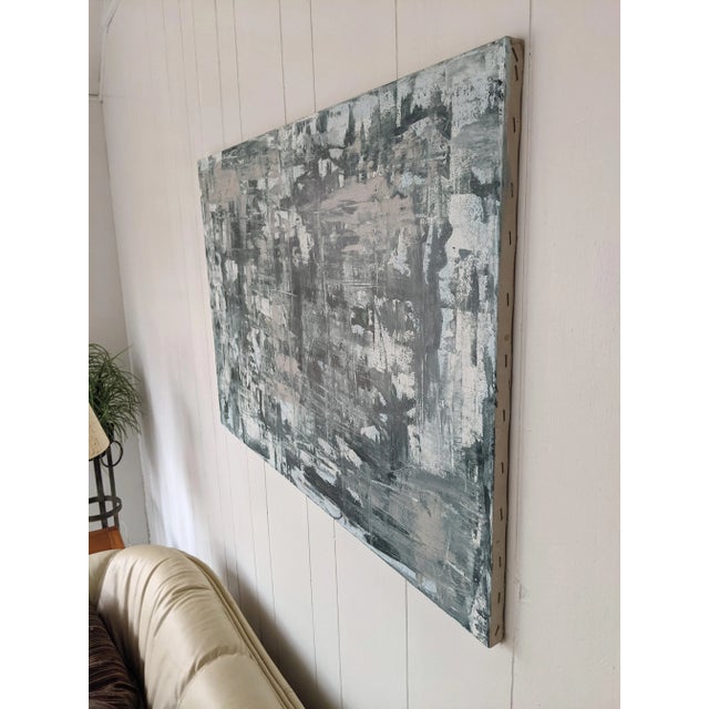 Original Large Scale Abstract Expressionist Painting on Canvas For Sale - Image 11 of 12