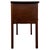 Antique Early 20th Century English Edwardian Mahogany Writing Table, 1890s For Sale - Image 6 of 12