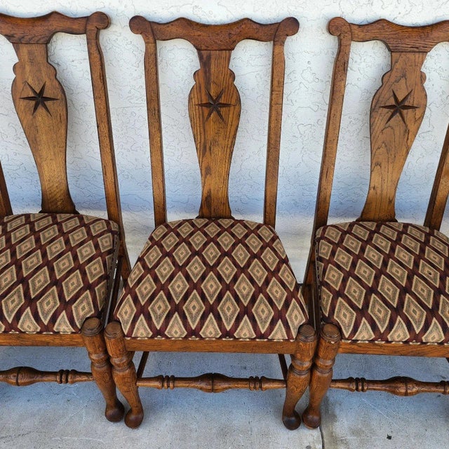 Brown Drexel Heritage Dining Chairs Set of 6 For Sale - Image 8 of 17