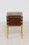 English Vintage Midcentury Mahogany Cellarette on Brass Stand, Lined Inside For Sale In Atlanta - Image 6 of 9