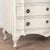 Wood Late 18th Century White Painted Large Rococo Chest of Four Drawers, Denmark For Sale - Image 7 of 9