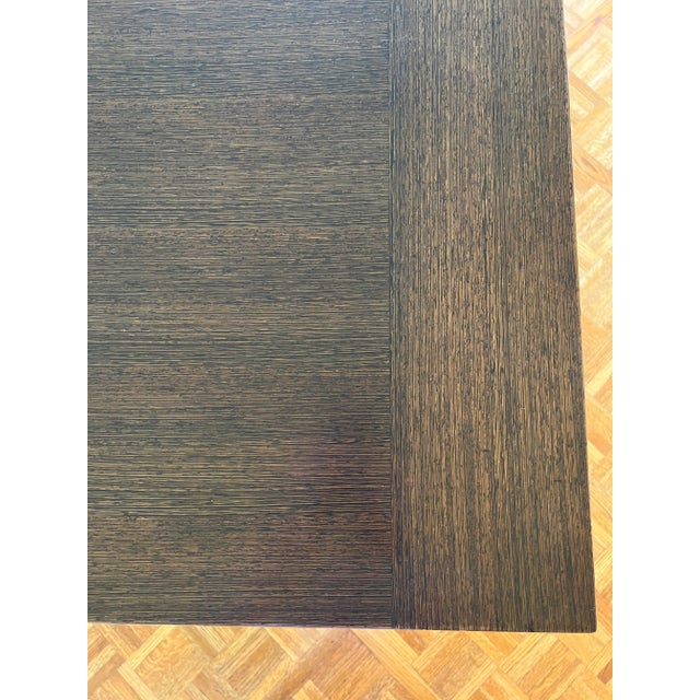 Wood Modern Wenge Dining Table For Sale - Image 7 of 12