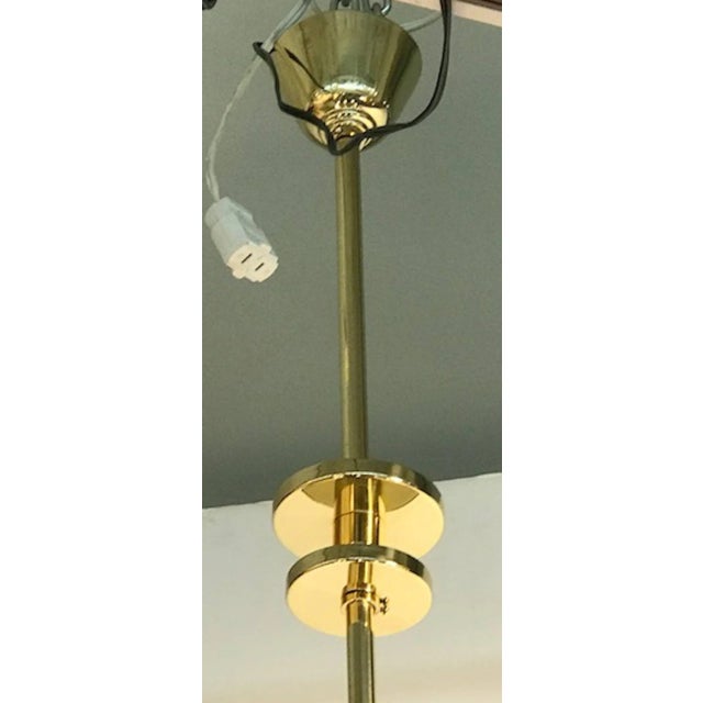 Italian, 1930s Fascist Period Art Deco Chandelier For Sale - Image 9 of 10