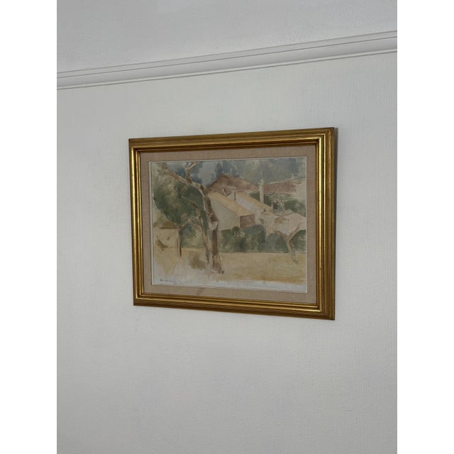 Lars Olof Ericsson, Calpe, 1957, Oil on Panel, Framed For Sale - Image 4 of 15