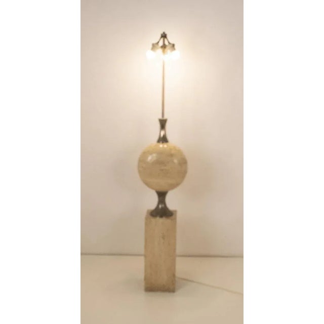 Postmodern Large Sculptural Lamp by Philippe Barbier for Maison Barbier, 1970s For Sale - Image 3 of 9