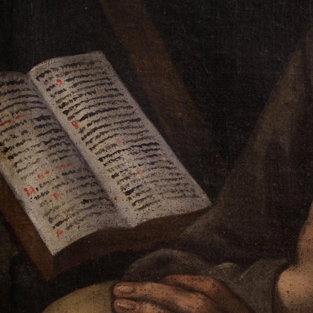 Saint Francis of Assisi, 1660, Oil on Canvas, Framed For Sale - Image 10 of 16