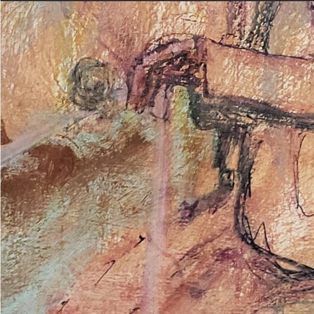 Judaica Ritual Hand Washing Oil Painting - Man by Stream For Sale - Image 4 of 6