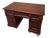 Antique Neoclassical Style Solid Wood Double-Pedestal Executive Desk For Sale