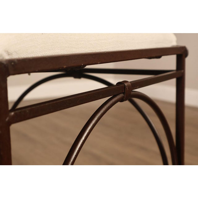 French Art Deco Style Set of Four Counter Stools For Sale - Image 15 of 18