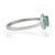 Not Yet Made - Made To Order Minimalist Prong Set Oval 0.56 Ct Natural Emerald Solitaire Ring Size 8 For Sale - Image 5 of 13
