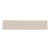 Schumacher Dotted Embroidered Tape Trim in Natural For Sale